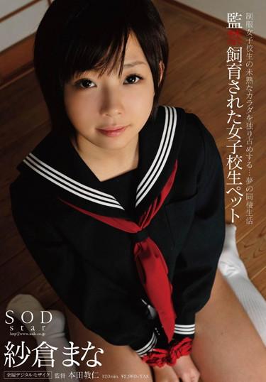 [STAR-358] –  Sakura Mana school girls have been breeding pet confinementSakura ManaSolowork Uniform School Girls Swimsuit Confinement